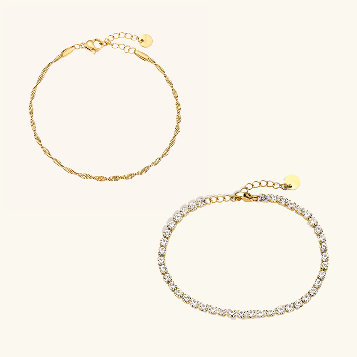 Set Essentials - Bratari Tennis & Twist